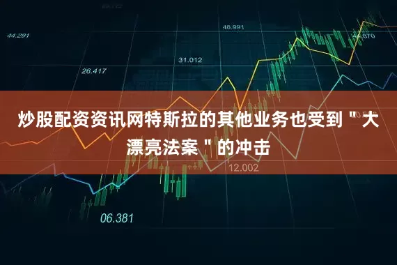 炒股配资资讯网特斯拉的其他业务也受到＂大漂亮法案＂的冲击